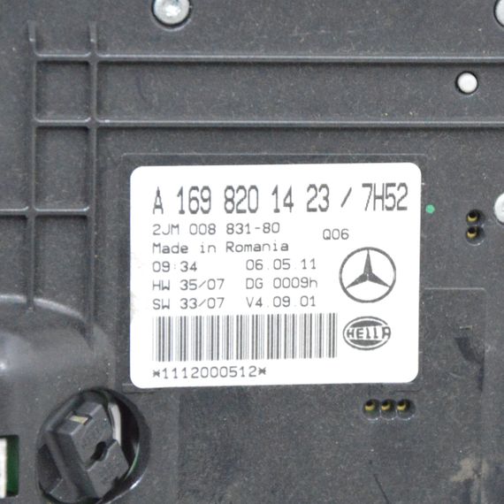 Плафон освітлення салону Mercedes W169 W245 2004-2012 Лампа кабіни салону Мерседес в169 в245 A1698201423 | Зображення 4