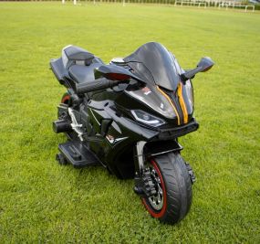 Детский электромотоцикл Spoko 1900S черный мотоцикл на аккумуляторе 42300211