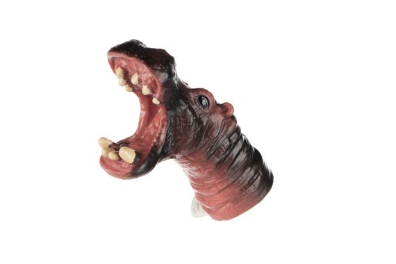 Игровой набор Same Toy Пальчиковый театр 2 ед, Бегемот и Лев X241Ut-4 (X241UT-4) | Зображення 3