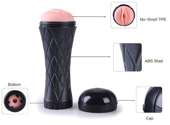 Вагина - мастурбатор Boss Series: Vagina cyber skin - Latarka, BS6000024 sexstyle | Зображення 4