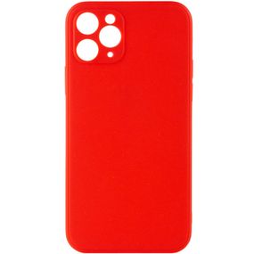 Силиконовый чехол Candy Full Camera для Apple iPhone 11 Pro (5.8") Красный / Red