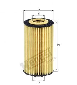 Фильтр масляный Opel Astra/Insignia 1.6 i/SIDI 12-, Hengst, E614H D442,