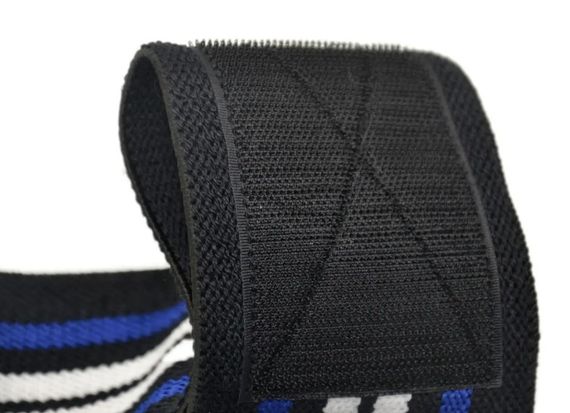 Бинти для зап'ясть (кистьові бинти) Power System PS-3500 Wrist Wraps Blue/Black (пара) (PS-3500_Blue-Black) | Зображення 2