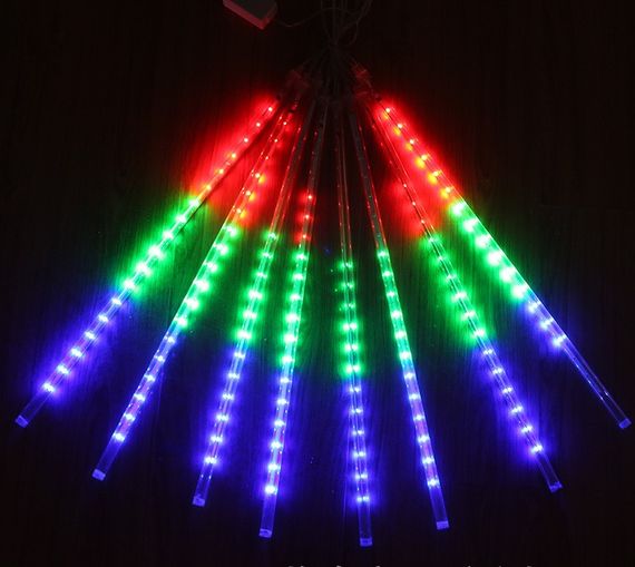 Светодиодная гирлянда RD-110 Трубки-Сосульки 50 см ∙ LED гирлянда RD-110 Сосулька мультиколор | Зображення 4