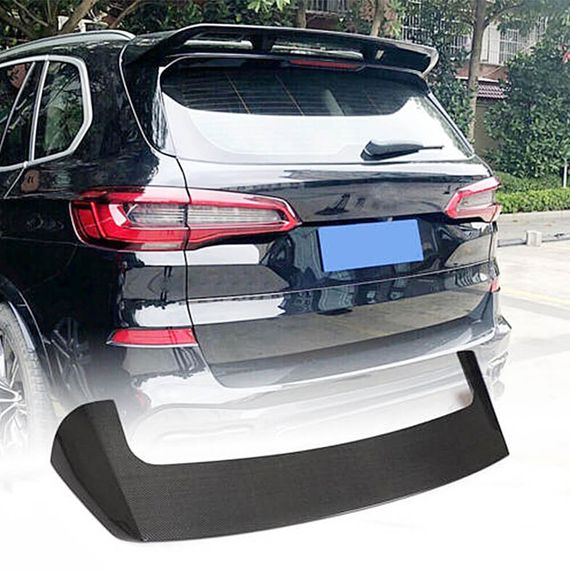 Спойлер заднего стекла V4 (Натуральный карбон) для BMW X5 G05 2019- гг | Зображення 1
