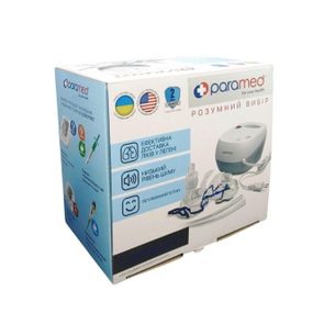 Ингалятор (небулайзер) Paramed Compact+ компрессорный гарантия 2 года