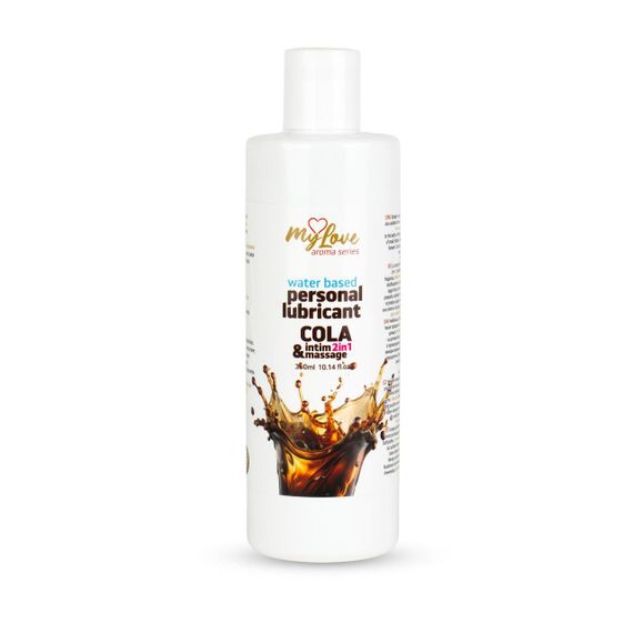 2в1 лубрикант та масажний гель - MyLove Aroma Series Intim&Massage Cola, 300 мл Sex Aura