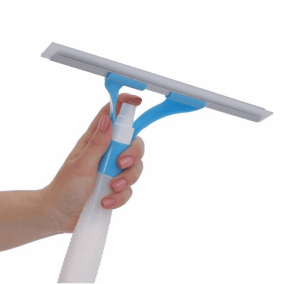 Щітка для миття вікон Economix Cleaning з пульверизатором • Скребок-водозгін для скла, вітрин і автомобільних вікон | Зображення 2
