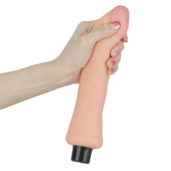 Реалістичний вібратор - Real Softee Vibrator 9" Sex Aura | Зображення 7