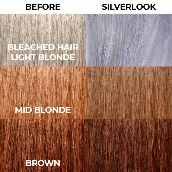 Краска для волос Серебряная Stargazer Semi-permanent hair colour Silverlook 70 мл | Зображення 3