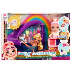 Детский игровой набор с куклой серии "Littles" - Счастливый праздник в бассейне Rainbow High 522249