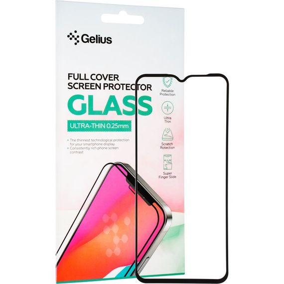 Захисне скло Gelius Full Cover Ultra-Thin 0.25mm для Samsung A125 (A12)/M127 (M12) Black | Зображення 1
