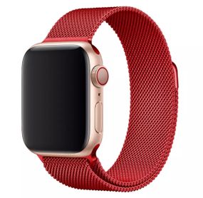 Ремінець для розумного годинника Smart Watch 42/44 Міланська петля (Червоний)