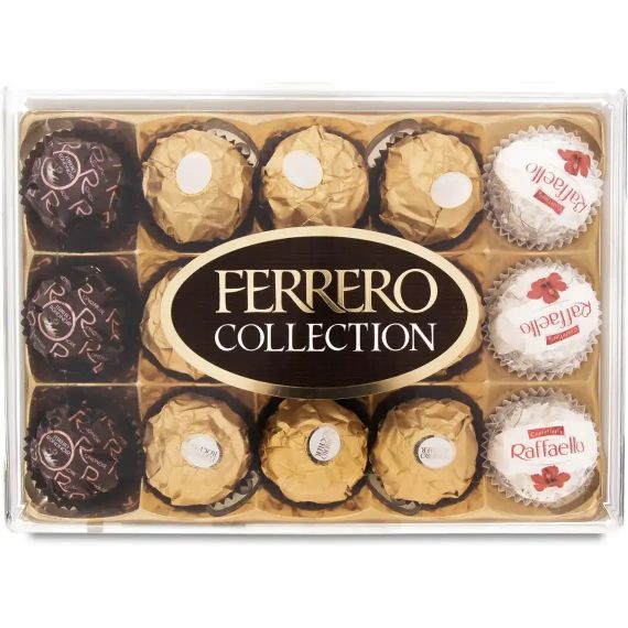Цукерки шоколадні в коробці Ferrero Collection, 172 г | Зображення 1