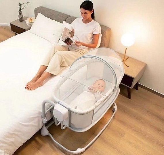 Ліжечко-люлька з маятниковим механізмом LIEL Union (47741-9075_3531) | Зображення 4