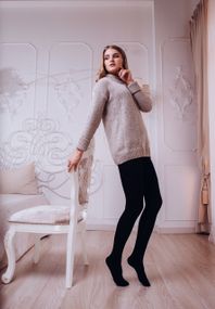 Колготки мікрофібра Omero Iride 100 den, Italy, розміри  L, колір чорний