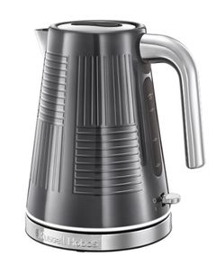 Чайник Russell Hobbs 25240-70 Geo Steel, 2400 Вт, 1,7 л, откидная крышка, подсветка, черный (25240-70)