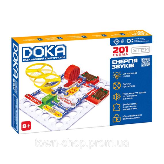 Конструктор электронный Doka  201 схема