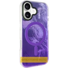 Чохол TPU Shiny Mountain (MagFit) для Apple iPhone 17 (6.3") Purple