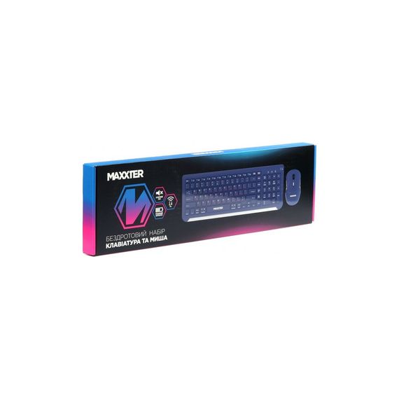 Комплект Maxxter KMS-WCM-01BL-UA Wireless UA Blue (KMS-WCM-01BL-UA) | Зображення 4