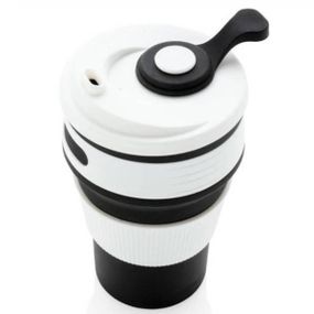 Силіконова склянка складана Silicon Magic Cup Чорний