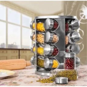 Карусель для специй Spice carousel 16 отсеков. Контейнеры для специй