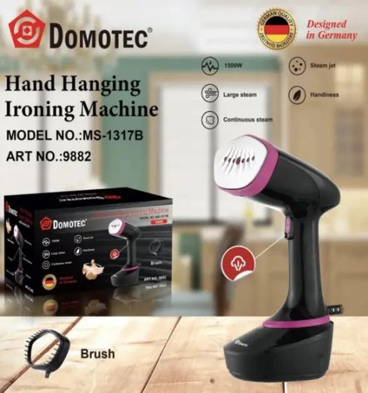 Вертикальний відпарювач Domotec MS1317B ручний 1500 Вт об'ємом 400 мл | Зображення 3