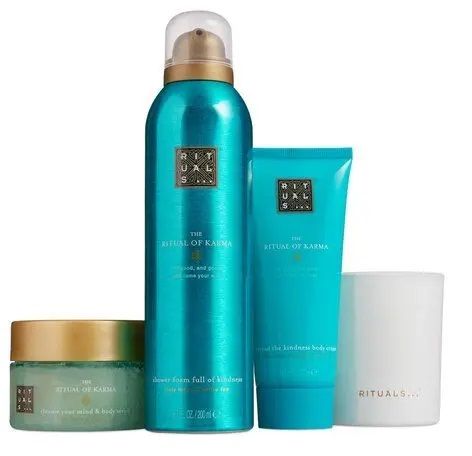 Подарочный набор RITUALS... The Ritual of Karma 4 bestsellers M (scrub, gel, cream, candle) | Зображення 1