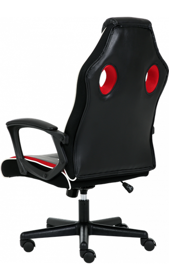 Кресло геймерское GT Racer X-2301 BlackWhiteRed | Зображення 4