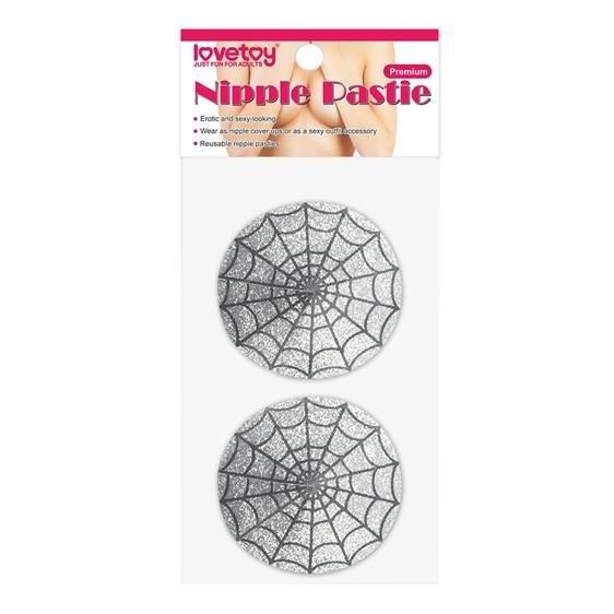 Пестисы - Reusable Spider Glittering Nipple Pasties sexstyle