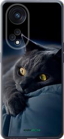 Чохол на Oppo OPPO RENO 8T 5G Димчастий кіт "825u-3122-2448"