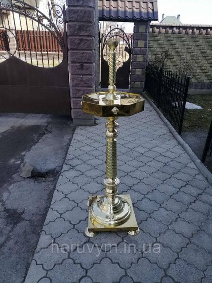 Підсвічник  пісочний із восьмигранною кришкою