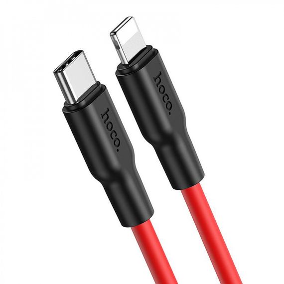 Кабель Hoco X21 Plus Silicone PD 20W Lightning (1m) | Зображення 7