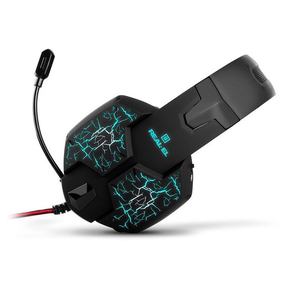 Навушники REAL-EL GDX-7750 Black-Red | Зображення 7