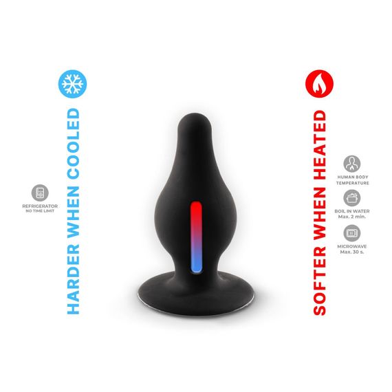 Анальна пробка SilexD (Model 2 size M), двошарова, силікон+Silexpan (попереднє пакуванняі!!!) | Зображення 3