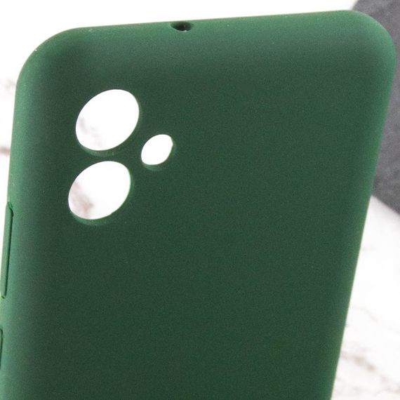 Чохол Silicone Cover Lakshmi Full Camera (AA) для Samsung Galaxy A06 Зелений / Dark green | Зображення 5