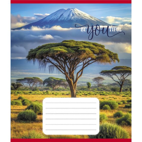 Тетрадь ученическая "Красота природы" 012-500301K-2 в клетку, 12 листов (959050)