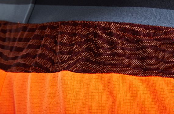 Шорты спортивные мужские adidas adizero Training AB1280 (оранжевые, полиэстер, тренировочные, логотип адидас) | Зображення 4