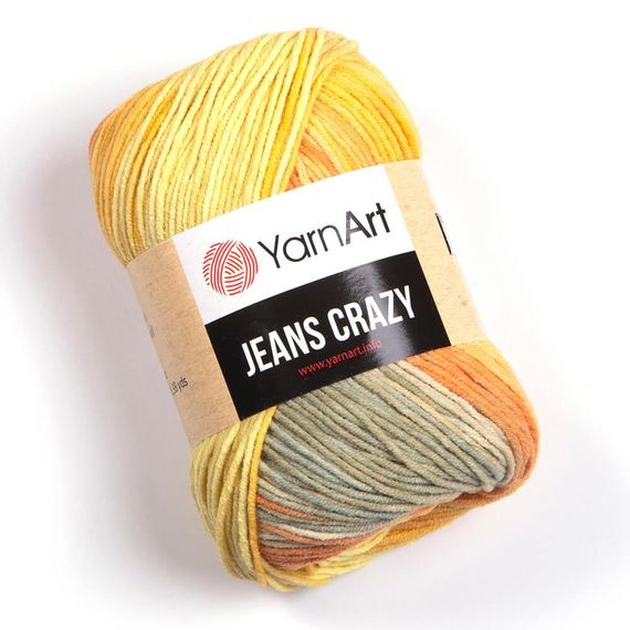YarnArt Jeans Crazy 8210 пряжа ЯРНАРТ ДЖІНС КРЕЙЗІ