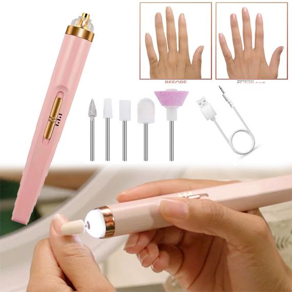 Фрезер домашній портативний для манікюру та педикюру Flawless Salon Nails | Зображення 3