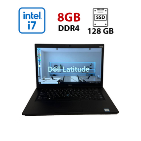 Ультрабук Б-класс Dell Latitude 7490 / 14" (1920x1080) IPS / Intel Core i7-8650U (4 (8) ядра по 1.9 - 4.2 GHz) / 8 GB DDR4 / 128 GB SSD / Intel UHD Graphics 620 / WebCam б/у