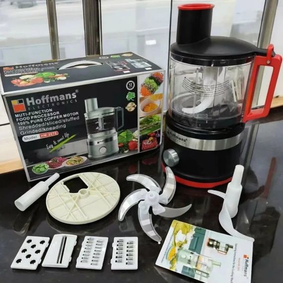Кухонний подрібнювач Hoffmans Electronics HM-2076 • Універсальна овочерізка-чопер 1000W для кухні | Зображення 5