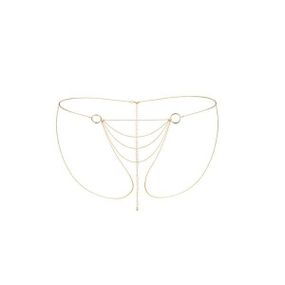 Цепочка-трусики Bijoux Indiscrets Magnifique Bikini Chain – Gold, украшение для тела sexstyle