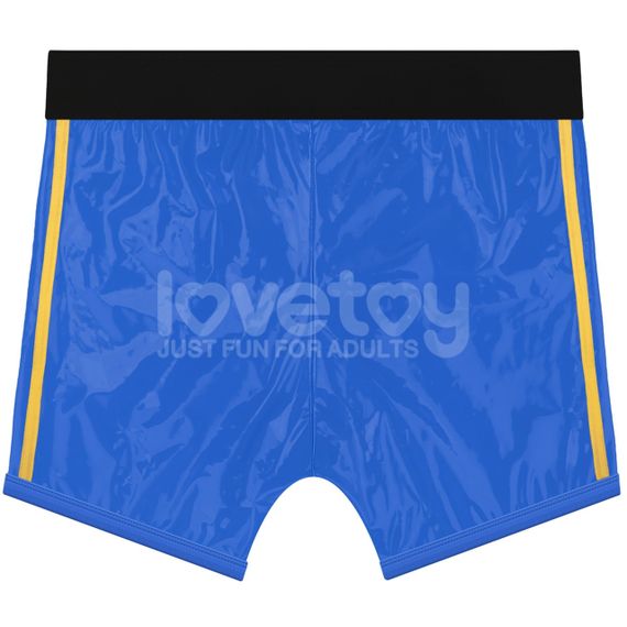 Трусы для страпона LOVETOYS Chic, из искусственной кожи, синие, 36-39 inch waist Sex Aura | Зображення 3