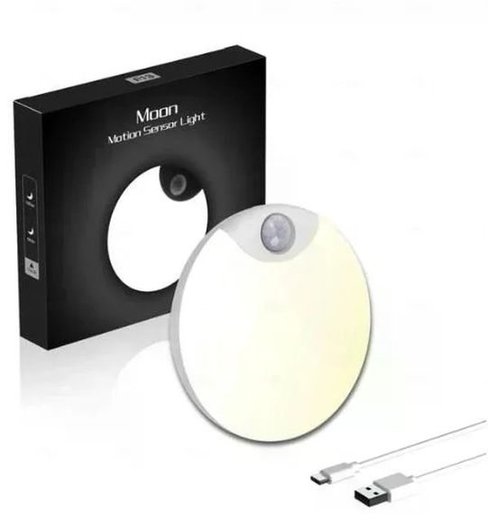 Круглый аккумуляторный LED-светильник AND HA-183 с датчиком движения