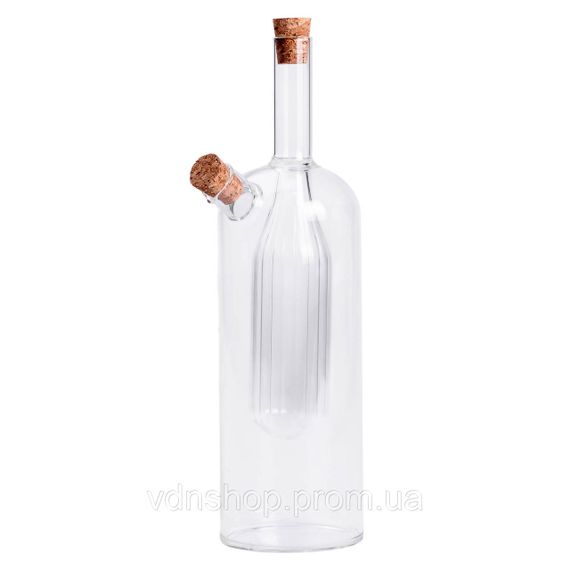 Скляна пляшка подвійна для олії та оцту 2в1 500 мл HP-34-13 | Зображення 2