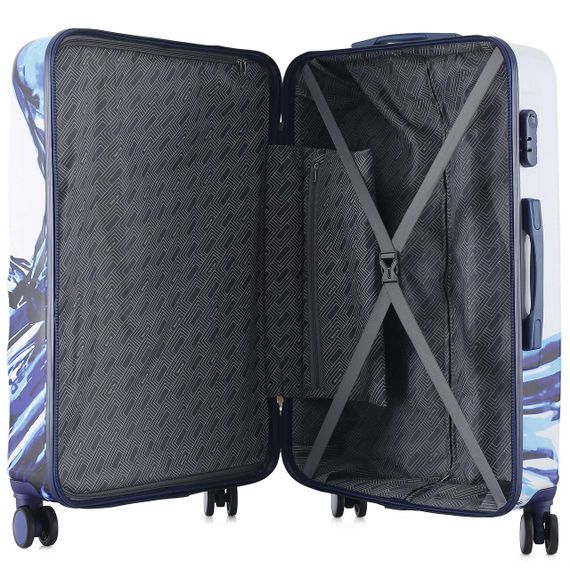 Валіза Semi Line 28" (L) White/Blue Print (T5653-3) | Зображення 1