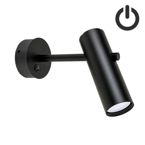 Бра з вимикачем Tukan GU10 W280BT Чорний, Atmolight | Зображення 1