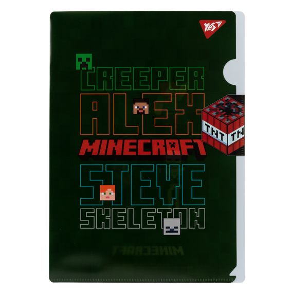 Папка-куточок з клапаном A4 YES Minecraft 492107