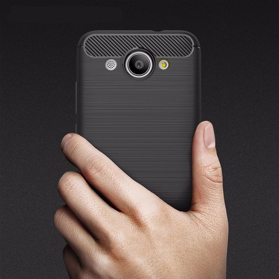 Чехол PRIMO Carbon Fiber Series для Huawei Y3 2017 - Black | Зображення 1